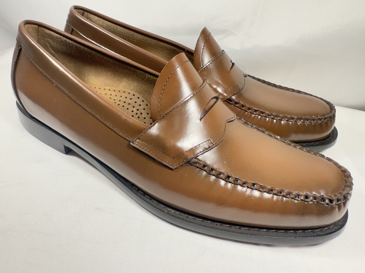 GH BASS Logan Weejun Penny Loafer Whiskey Leather Men's US 13 $175