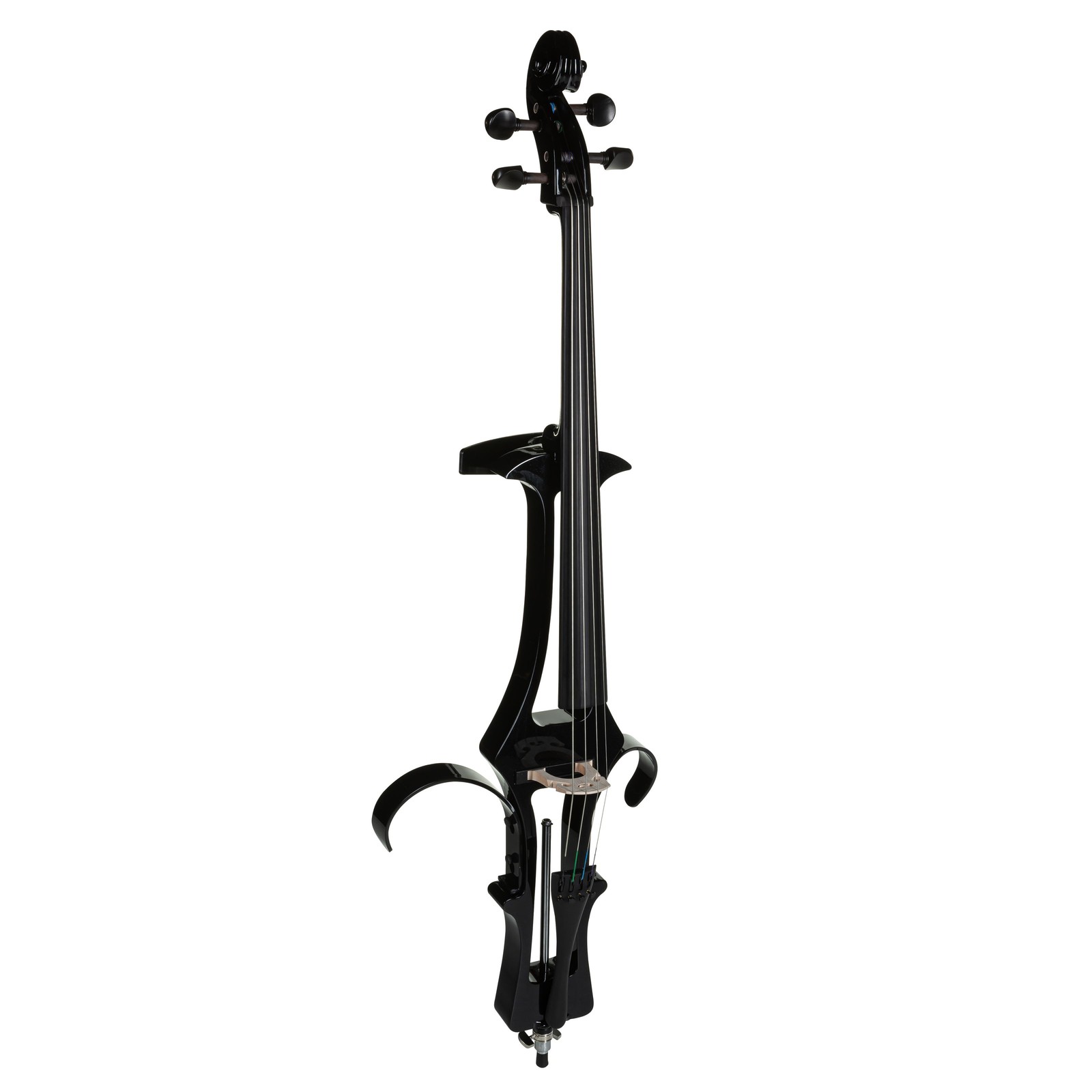 4/4 EC-1801, Schwarz, laminiertes Holz, Ahorn-Hals