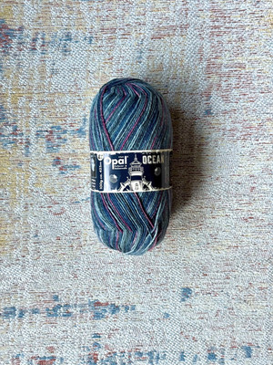 Opal Sockenwolle Ocean stürmischer Wind Farbe 9971 - nur noch 1 Knäuel vorhanden