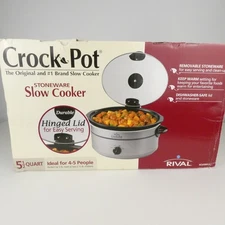 Crock Pot SCV550H 5.5 Quart Replacement Parts Lid Stoneware Base Pot CHOOSE PART
