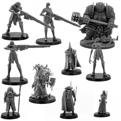 Compatible with Trench Crusade | Mercenaries | 32mm | Print on Demand