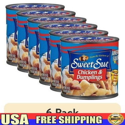 Canned Chicken & Dumplings Ready to Eat Healthy Snack High Protein Family Meal