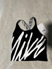 NWT Nike Dri-FIT Graphic Longline Sports Size Medium Bra $42
