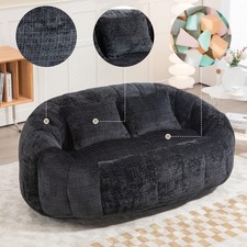  US Bean Bag sofa Lazy Sofa Durable Comfort Lounger High Back Bean Bag Chair C