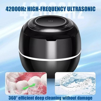Denture Clean Pro, Hochfrequenzreinigung für Zahnersatz und Retainer, IPX8