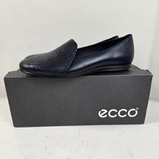 ECCO Touch Ballerina 2.0 True Navy Leather Ballet Flats 271583 Women's 6-6.5 NIB