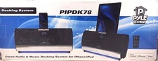 Pyle - PIPDK78 - FM Receiver Radio IPod/iPad/iPhone Docking Station Alarm Clock