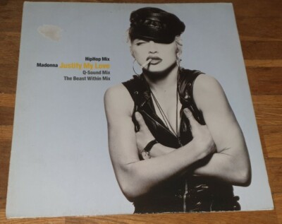 12'' MADONNA JUSTIFY MY LOVE  HIP HOP DIFFERENT REMIXES q sound mix
