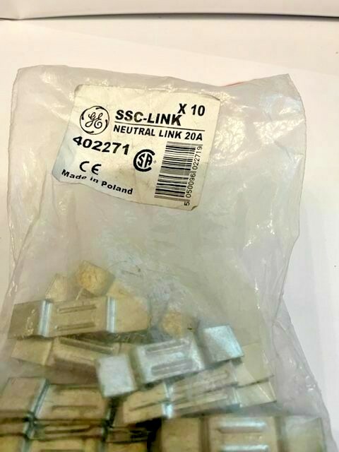 SSC/LINK 402271 SAFECLIP COOPER LINKS EATON ELECTRIC Neutral link, LV, 20A 9off