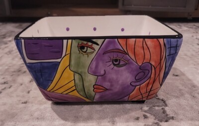 Muzeum Picasso Large Bowl 10''X10'' Rare Size Bowl