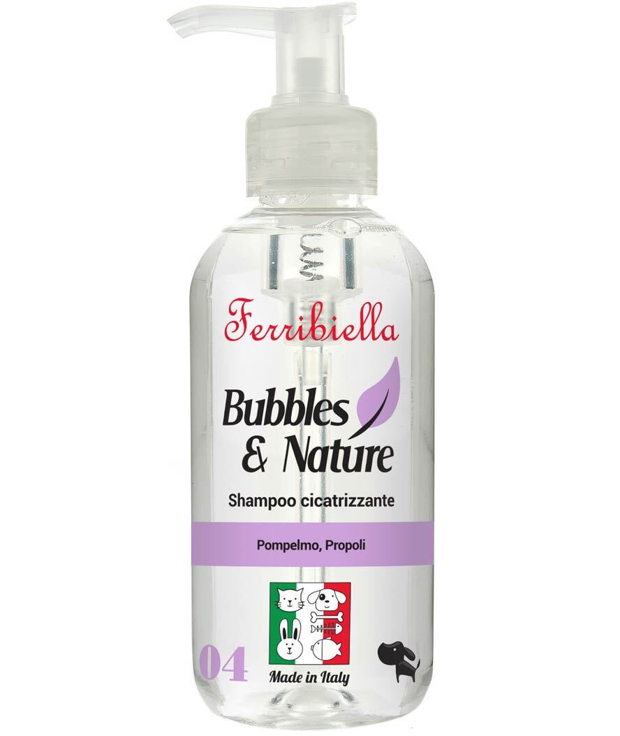 Shampoo agli estratti naturali con pompelmo, propoli e tea tree per cani 250 ml