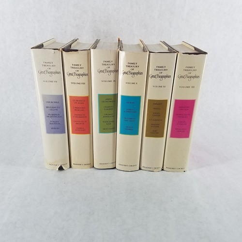 Vintage Reader's Digest Complete Set (1-12) Family Treasury of Great Biographies - Picture 6 of 24
