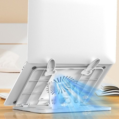 Foldable Laptop Riser Stand ABS Notebook Holder Ergonomic Tablet Bracket - Photo 12/18