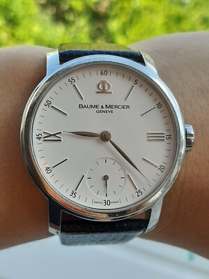BAUME & MERCIER WATCH 65495 CLASSIMA MANUAL BM 16498 MENS 42mm