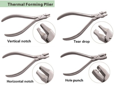 Dental Orthodontic Retainer Invisable Brace Clear Aligner Plier Thermal forming