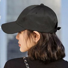 Women's Baseball Cap Wig Hairpiece with Short Curly Hair Adjustable Casual Hat