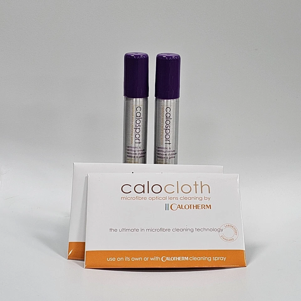 2 x CaloSPORT Cleaning Spray 25ml & 2 x Calotherm Calocloth 8"x6" Bundle OFFER