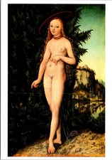 Cranach Venus Artwork Louvre Museum Postcard C224