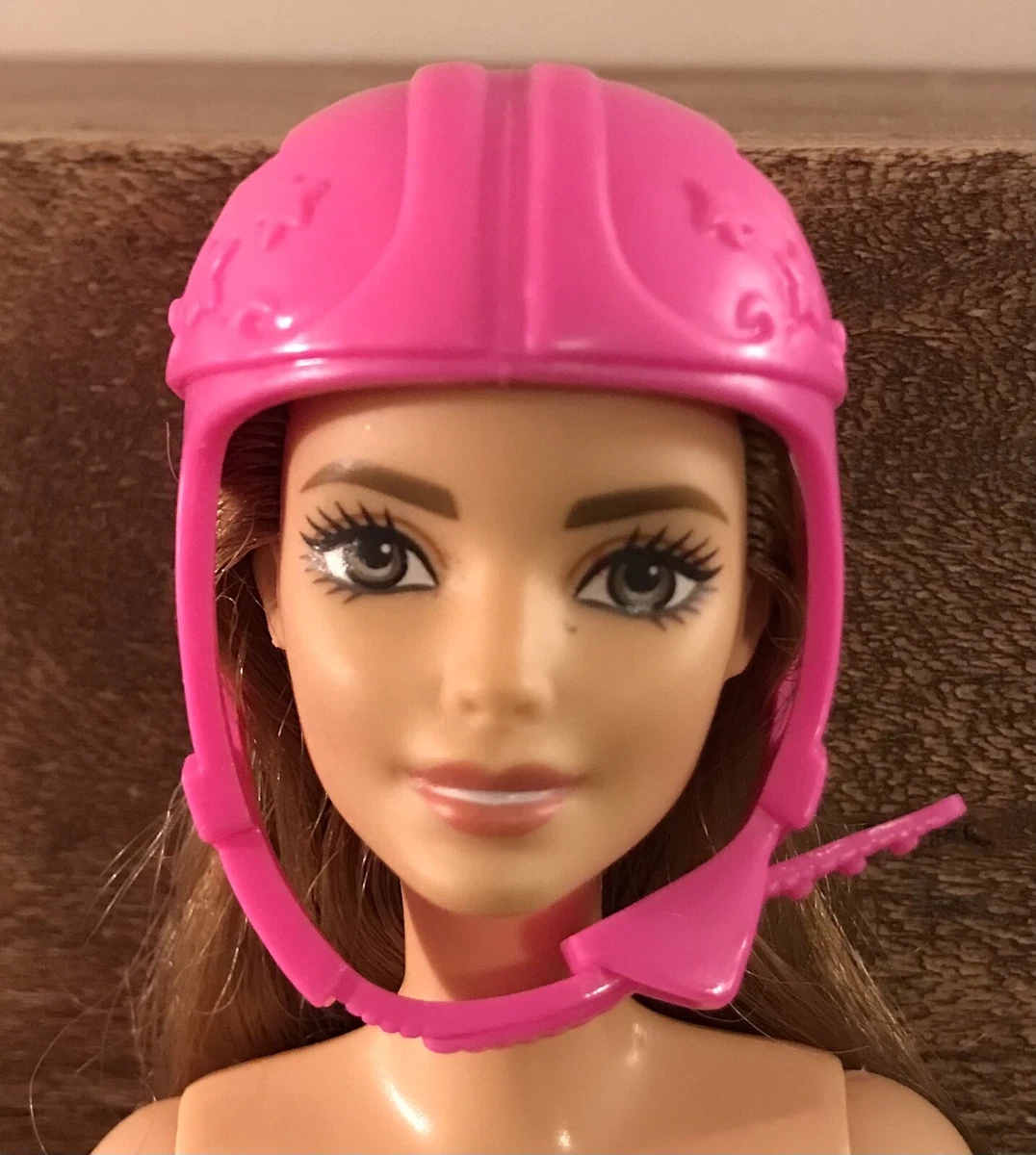 Set of 3 Barbie Doll Helmets Mountain Bike Skate Board