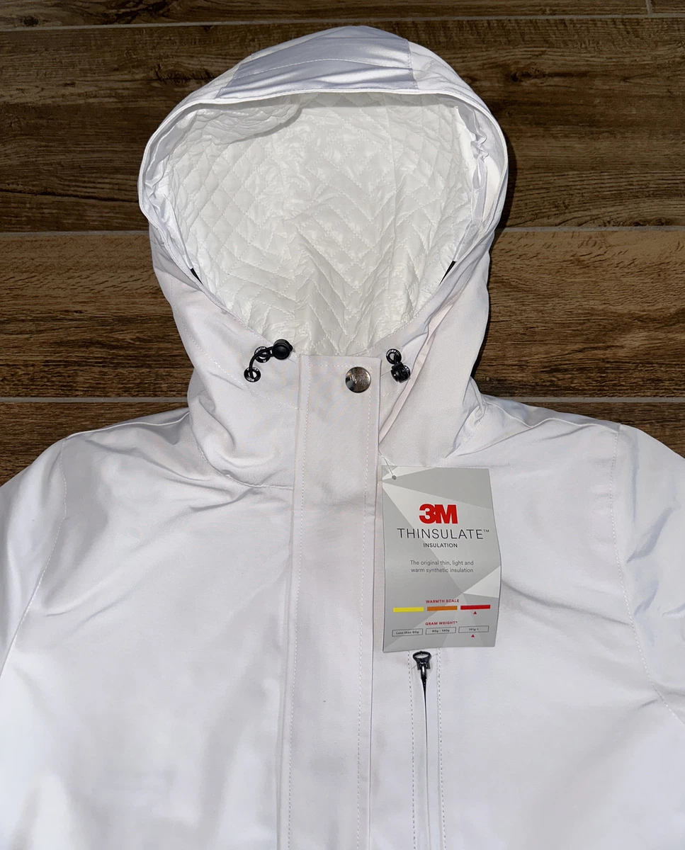 White snow cheap jacket