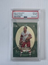 2001-02 PARKHURST HARD SIGN GORDIE HOWE MR. HOCKEY AUTO DETROIT RED WINGS #PA-26
