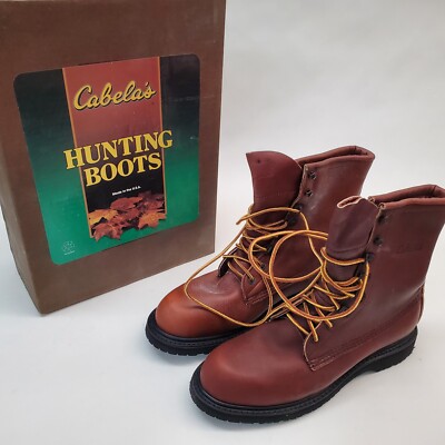 Vtg NIB Cabela's Hunting Boots Leather Gore-Tex N 15292 Women's Size 8