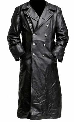 Men's German Classic Ww2 Militar Uniform Officer Black Real
