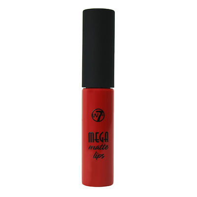Lipgloss Stick Mega Matte Pflege Beauty Farbe Rot W7 Kosmetik Pflege