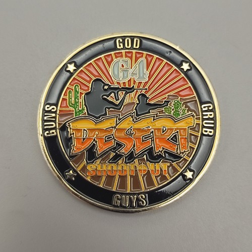 G4 Desert Shoot Ut Challenge Coin
