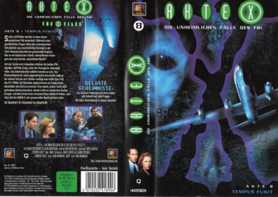 Akte X - Akte 08: Tempus fugit - David Duchovny, Gillian Anderson - (VHS Casset