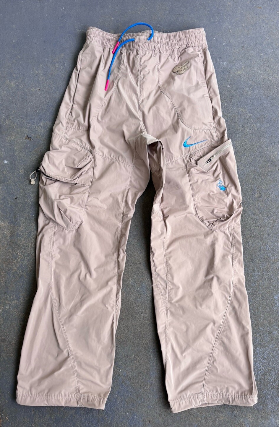 OFF WHITE X NIKE NIKE X OFF WHITE Pantaloni cargo tecnici autentici 003 beige.XS.