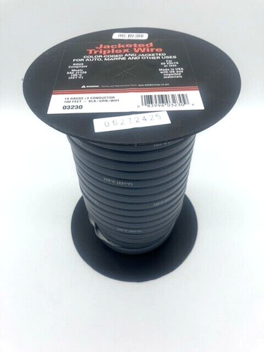Trailer Light Brake Cable 100' Roll 14-3 14 Gauge 3 Wire Grey Jacketed  Deka USA