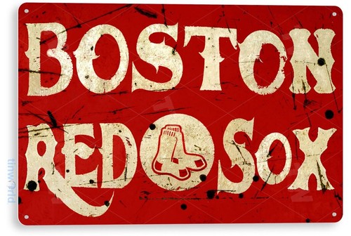 TIN SIGN Boston Red Sox, Sports, Fenway Park, Retro, Baseball Décor, A862 - Picture 1 of 3