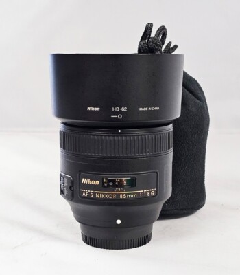 Nikon AF-S NIKKOR 85mm F/1.8G +NIKON POUCH