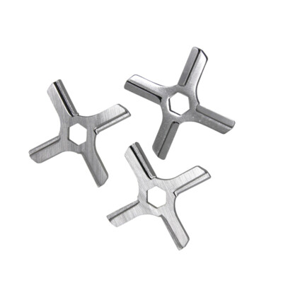Meat Grinder Part Blades Replace 1-4/5(Tip-to-Tip) x 3/10(HEX) Inch for MOULINEX