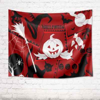 White Cute Nice Ghost 3D Wall Hang Cloth Tapestry Fabric Decorations Decor