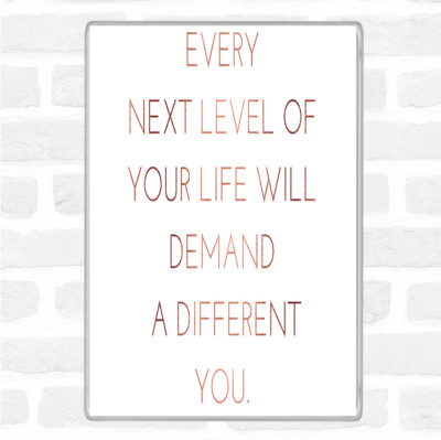 Demand A Different You Quote Jumbo Kühlschrankmagnet