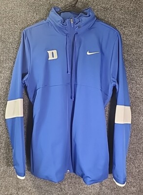 EUC Nike Dri Fit Duke University Jacket Womens Size Large Blue