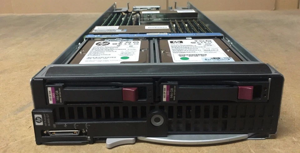 HP C3000 G2 8x BL460c G7 96-Cores 512GB RAM 24TB 1Gbit iSCSI Blade SAN Solution - Image 3 of 4