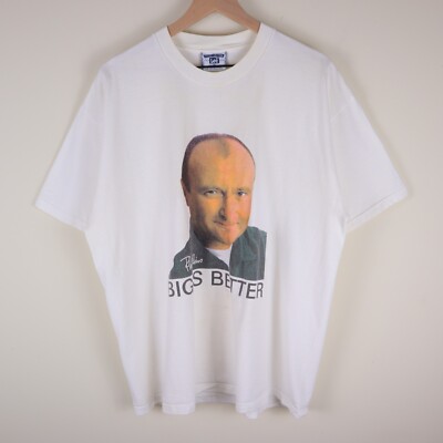 Vintage 1998 The Phil Collins Big Band Tour Shirt Adult XL 23x28.5