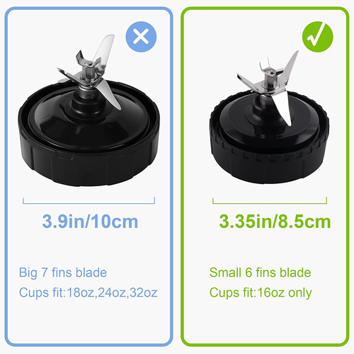 Extractor Blade For Nutri Ninja 6 Fin Connection Juicer Replacement Blender Part - Picture 9 of 10