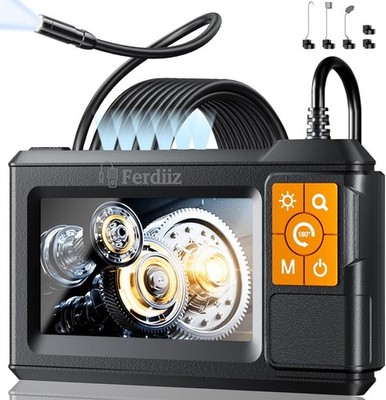 Ferdiiz 5M Endoscopic Camera 4.3'' 1920P Resolution Waterproof 2600mAh Battery
