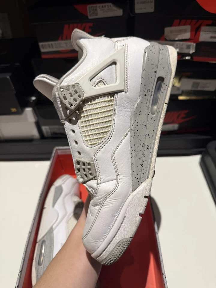 Talla 8.5M Air Jordan 4 Retro Blanco Oreo (2021) CT8527-100 Con Caja Foto 4 de 4