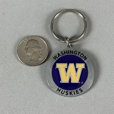 Washington Huskies NCAA Siskiyou Sports Pewter Keychain Key Ring #57341