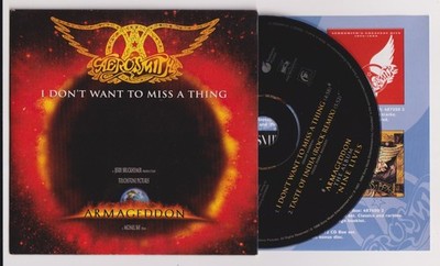 Aerosmith   I Don't Want To Miss A Thing - 2 Track Single CD 1998 incl. Insert