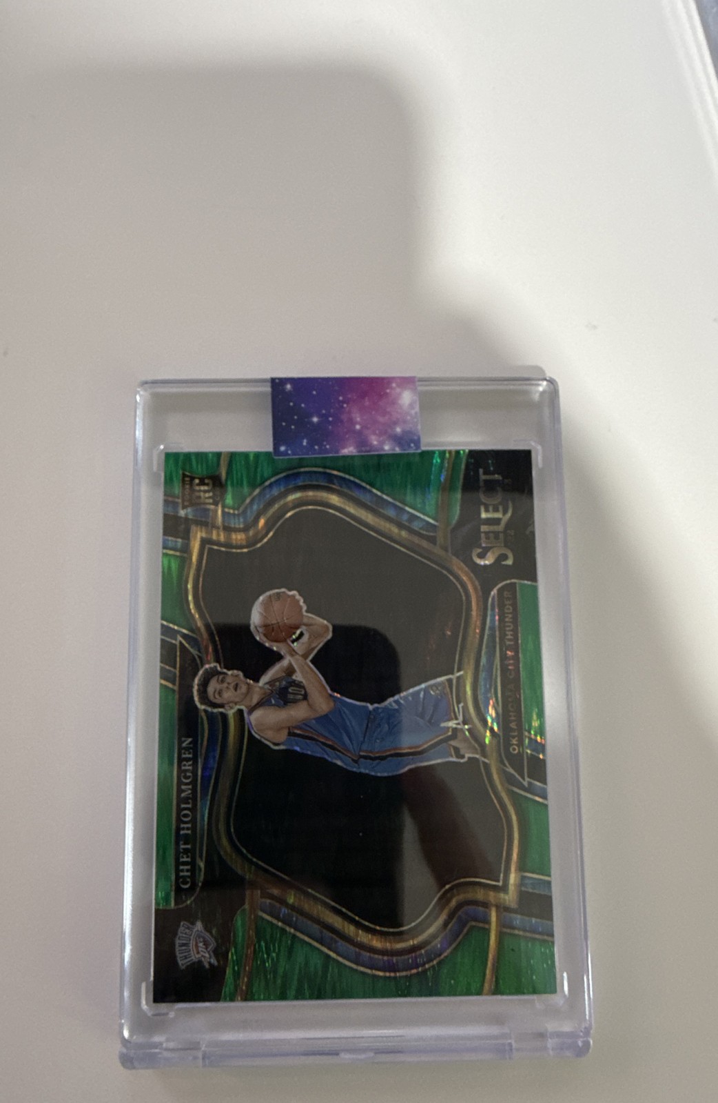 2022-23 Panini Select - Courtside Chet Holmgren #296 Green Wave Prizm /50 (RC)