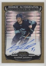 2022-23 O-Pee-Chee Platinum Rookie Seismic Gold 2/25 Shane Wright #R-SW Auto dk8