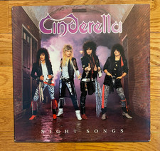 Cinderella - Night Songs  Mercury 1986 Pressing