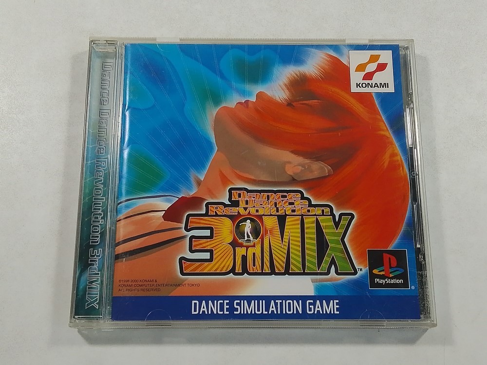 DANCE DANCE REVOLUTION 3RD MIX SONY PLAYSTATION 1 (PS1) NTSC-JAPAN (COMPLETE WIT
