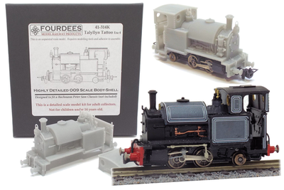 Fourdees Limited Talyllyn Tattoo Locomotive 009 / OO9 Kit for